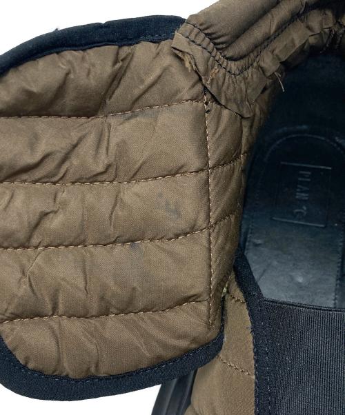 PLAN C（プランシー）PLAN C (プランシー) キルテッドブーツ ブラウン サイズ:40の古着・服飾アイテム