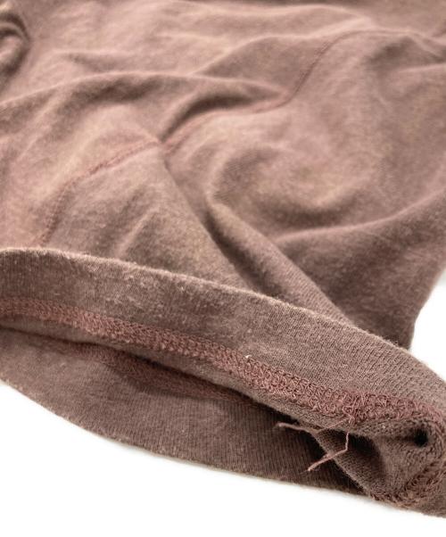 FINAL HOME（ファイナルホーム）FINAL HOME (ファイナルホーム) ラグラン切替Tee ブラウン サイズ:Mの古着・服飾アイテム