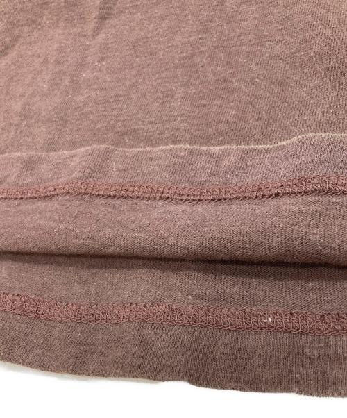 FINAL HOME（ファイナルホーム）FINAL HOME (ファイナルホーム) ラグラン切替Tee ブラウン サイズ:Mの古着・服飾アイテム