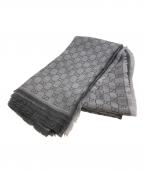 GUCCIグッチ）の古着「GG柄ストール」｜グレー