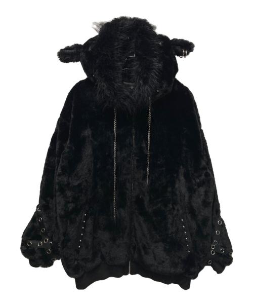 DimMoire（ディムモアール）DimMoire (ディムモアール) BABY SHEEPファーパーカーII ブラック サイズ:Freeの古着・服飾アイテム