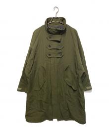 SHAREEF（シャリーフ）の古着「WOOL KERSEY OVER COAT」｜カーキ