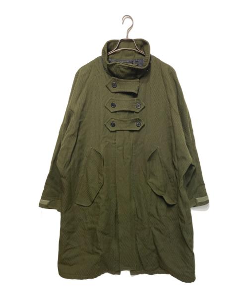 SHAREEF（シャリーフ）SHAREEF (シャリーフ) WOOL KERSEY OVER COAT カーキ サイズ:2の古着・服飾アイテム