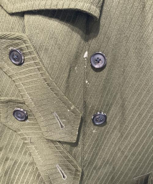 SHAREEF（シャリーフ）SHAREEF (シャリーフ) WOOL KERSEY OVER COAT カーキ サイズ:2の古着・服飾アイテム