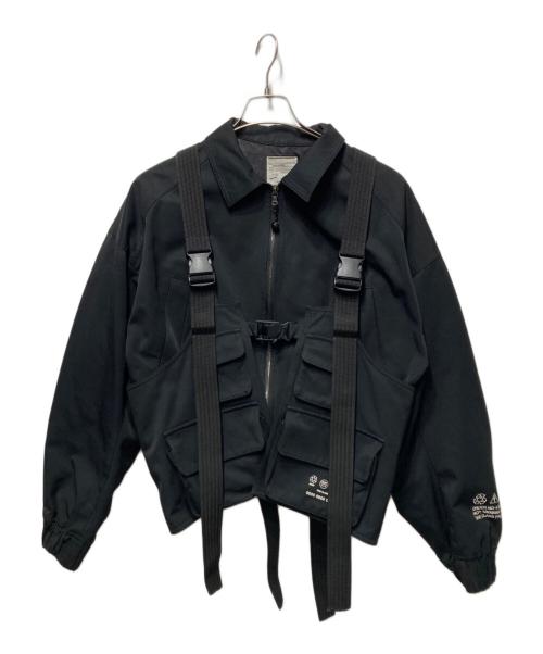 SHAREEF（シャリーフ）SHAREEF (シャリーフ) BODY VEST BLOUSON ブラック サイズ:2の古着・服飾アイテム