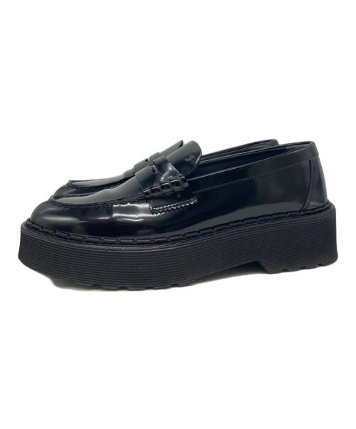 TOD'S（トッズ）TOD'S (トッズ) エナメルローファー ブラック サイズ:38 1/2の古着・服飾アイテム