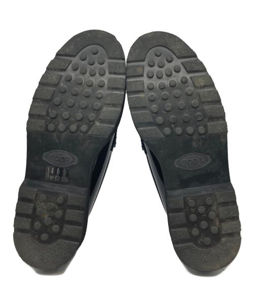 TOD'S（トッズ）TOD'S (トッズ) エナメルローファー ブラック サイズ:38 1/2の古着・服飾アイテム