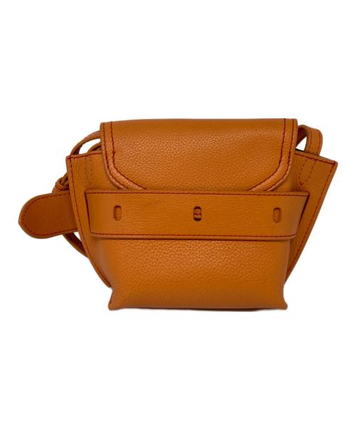 J&M DAVIDSON（ジェイ＆エム デヴィッドソン）J&M DAVIDSON (ジェイ＆エム デヴィッドソン) ナノベルトバッグ オレンジの古着・服飾アイテム