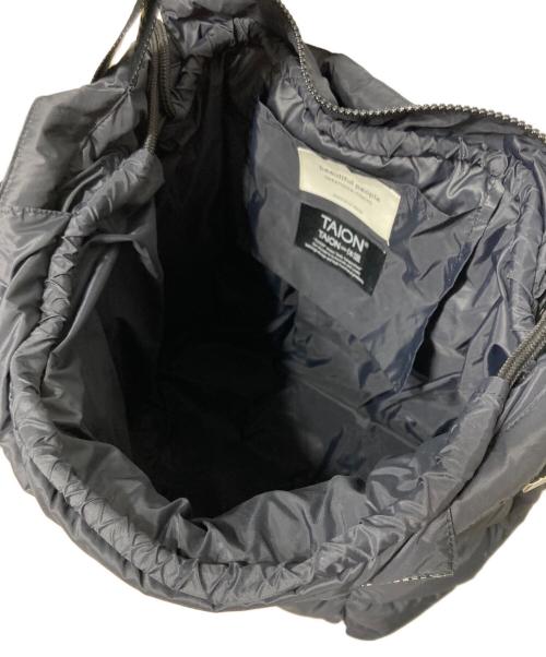 beautiful people（ビューティフルピープル）beautiful people (ビューティフルピープル) TAION (タイオン) キルティングバッグ ブラックの古着・服飾アイテム