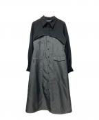 UNITED TOKYOユナイテッドトーキョー）の古着「シャツワンピース」｜グレー