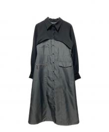 UNITED TOKYO（ユナイテッドトーキョー）の古着「シャツワンピース」｜グレー