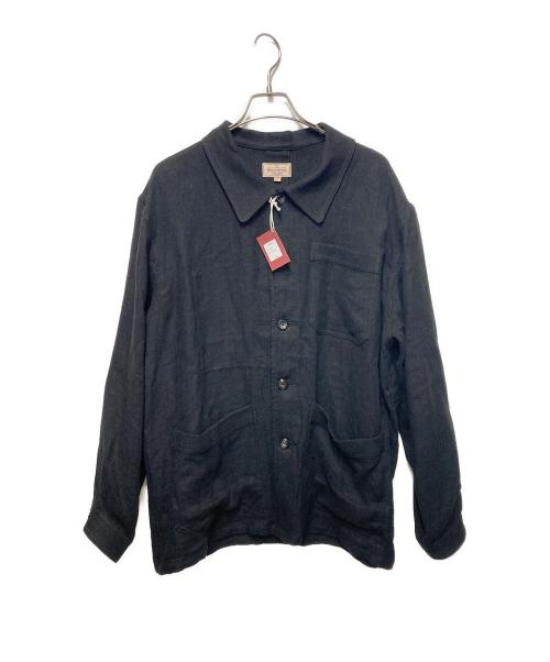 NEZU YOHINTEN（ネヅヨウヒンテン）NEZU YOHINTEN (ネヅヨウヒンテン) リネンワークジャケット ブラック サイズ:1の古着・服飾アイテム