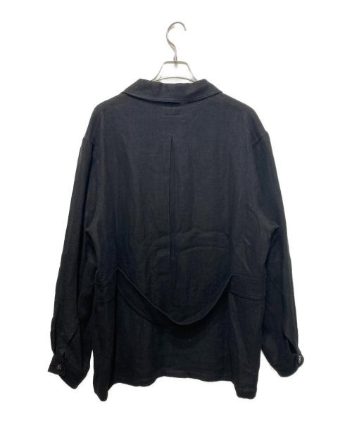NEZU YOHINTEN（ネヅヨウヒンテン）NEZU YOHINTEN (ネヅヨウヒンテン) リネンワークジャケット ブラック サイズ:1の古着・服飾アイテム