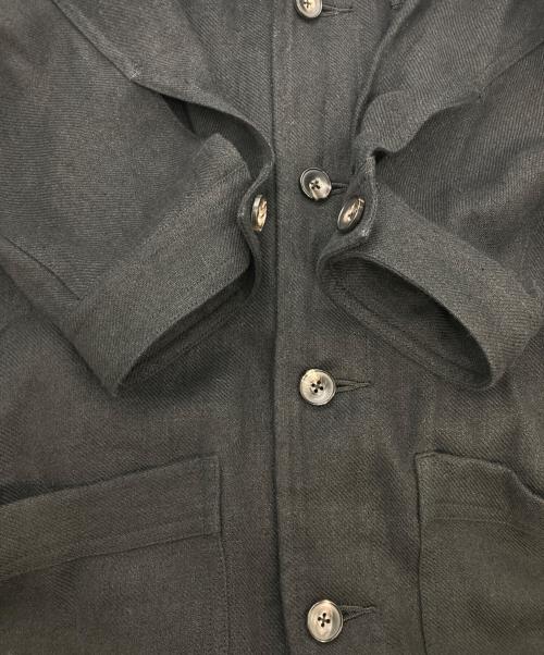NEZU YOHINTEN（ネヅヨウヒンテン）NEZU YOHINTEN (ネヅヨウヒンテン) リネンワークジャケット ブラック サイズ:1の古着・服飾アイテム