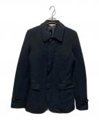 COMME des GARCONS HOMME PLUSコムデギャルソンオムプリュス）の古着「ポリ縮絨4Bジャケット」｜ブラック