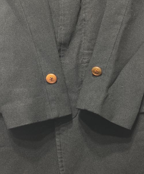 COMME des GARCONS HOMME PLUS（コムデギャルソンオムプリュス）COMME des GARCONS HOMME PLUS (コムデギャルソンオムプリュス) ポリ縮絨4Bジャケット ブラック サイズ:Sの古着・服飾アイテム