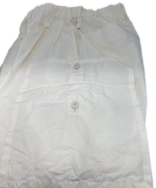 HOMME PLISSE ISSEY MIYAKE（オム プリッセ イッセイ ミヤケ）HOMME PLISSE ISSEY MIYAKE (オム プリッセ イッセイ ミヤケ) ワッシャーカーゴパンツ ホワイト サイズ:1の古着・服飾アイテム