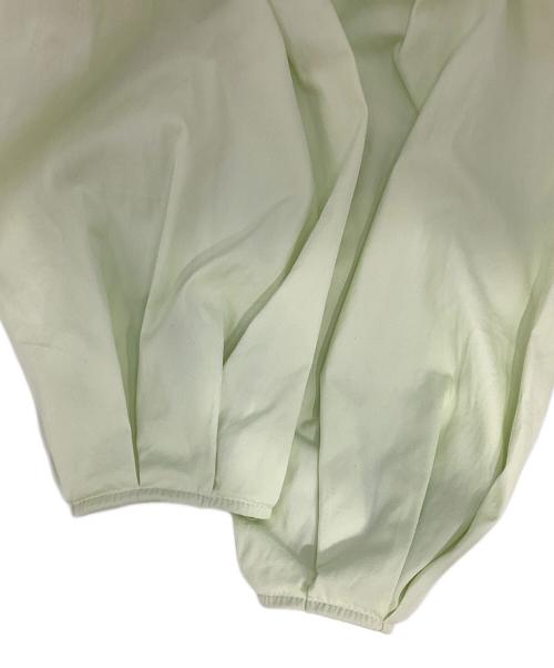 CABANE de ZUCCa（カバンドズッカ）CABANE de ZUCCa (カバンドズッカ) コットン ボリュームスリーブブラウス グリーン サイズ:Sの古着・服飾アイテム