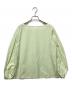 CABANE de ZUCCa (カバンドズッカ) コットン ボリュームスリーブブラウス グリーン サイズ:S：5000円