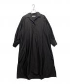 ebureエブール）の古着「シャツワンピース」｜ブラウン