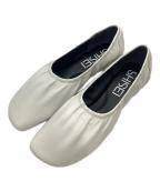 SHISEIシセイ）の古着「GATHER BALLET バレエシューズ」｜ホワイト