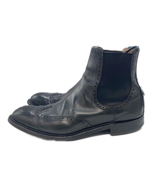 JOSEPH CHEANEY（ジョセフチーニー）JOSEPH CHEANEY (ジョセフチーニー) メダリオンサイドゴアブーツ ブラック サイズ:8 2/1の古着・服飾アイテム