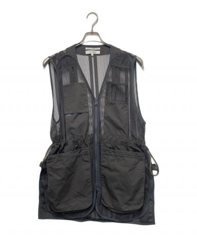 中古・古着通販】F/CE. (エフシーイー) ROPE MESH LONG VEST グレー