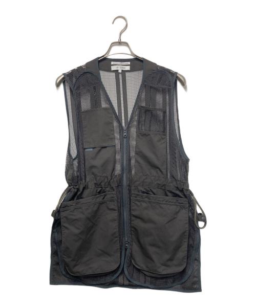 F/CE.（エフシーイー）F/CE. (エフシーイー) ROPE MESH LONG VEST グレー サイズ:Freeの古着・服飾アイテム