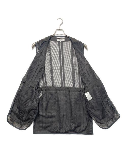 F/CE.（エフシーイー）F/CE. (エフシーイー) ROPE MESH LONG VEST グレー サイズ:Freeの古着・服飾アイテム