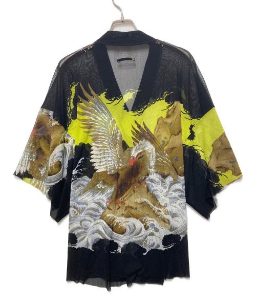 Jean Paul GAULTIER SOLEIL（ジャンポールゴルチェ ソレイユ）Jean Paul GAULTIER SOLEIL (ジャンポールゴルチェ ソレイユ) パワーネットカーディガン ブラック サイズ:サイズ表記無の古着・服飾アイテム