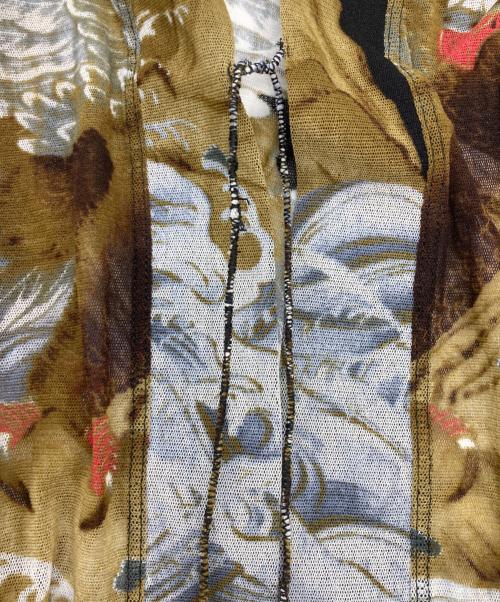 Jean Paul GAULTIER SOLEIL（ジャンポールゴルチェ ソレイユ）Jean Paul GAULTIER SOLEIL (ジャンポールゴルチェ ソレイユ) パワーネットカーディガン ブラック サイズ:サイズ表記無の古着・服飾アイテム