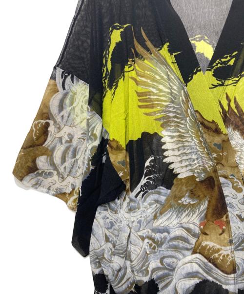 Jean Paul GAULTIER SOLEIL（ジャンポールゴルチェ ソレイユ）Jean Paul GAULTIER SOLEIL (ジャンポールゴルチェ ソレイユ) パワーネットカーディガン ブラック サイズ:サイズ表記無の古着・服飾アイテム