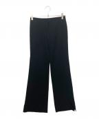 Jean Paul Gaultier FEMMEジャンポールゴルチエ フェム）の古着「シアースリットパンツ」｜ブラック