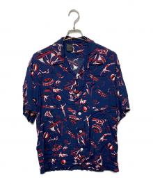 N.HOOLYWOOD（エヌ ハリウッド）の古着「DRESS SHIRT」｜ネイビー×レッド
