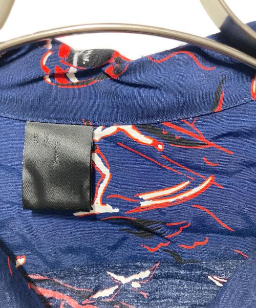 N.HOOLYWOOD（エヌ ハリウッド）N.HOOLYWOOD (エヌ ハリウッド) DRESS SHIRT ネイビー×レッド サイズ:40の古着・服飾アイテム