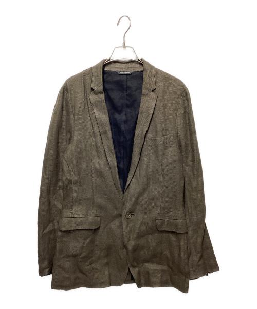 DOLCE & GABBANA（ドルチェ＆ガッバーナ）DOLCE & GABBANA (ドルチェ＆ガッバーナ) テーラードジャケット ブラウン サイズ:46の古着・服飾アイテム