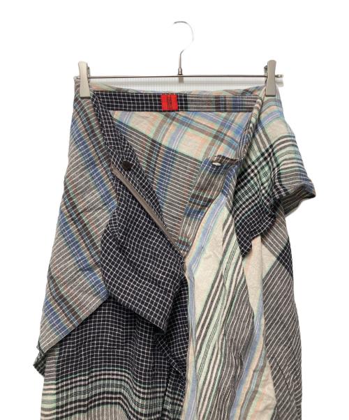 HaaT（ハート）HaaT (ハート) リネンスカート マルチカラー サイズ:2の古着・服飾アイテム