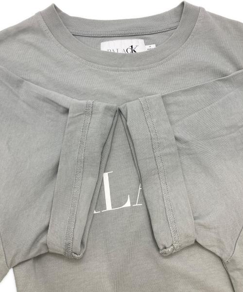 PALACE（パレス）PALACE (パレス) Calvin Klein (カルバンクライン) プリントTシャツ グレー サイズ:Mの古着・服飾アイテム