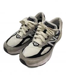 NEW BALANCE（ニューバランス）の古着「ローカットスニーカー」｜アイボリー×グレー