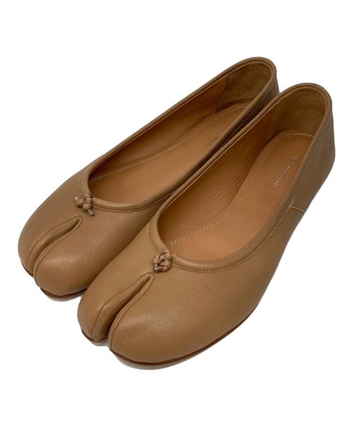 Martin Margiela22（マルタン・マルジェラ22）Martin Margiela22 (マルタン・マルジェラ22) タビフラットバレエシューズ ブラウン サイズ:39の古着・服飾アイテム