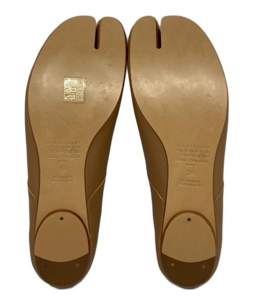Martin Margiela22（マルタン・マルジェラ22）Martin Margiela22 (マルタン・マルジェラ22) タビフラットバレエシューズ ブラウン サイズ:39の古着・服飾アイテム