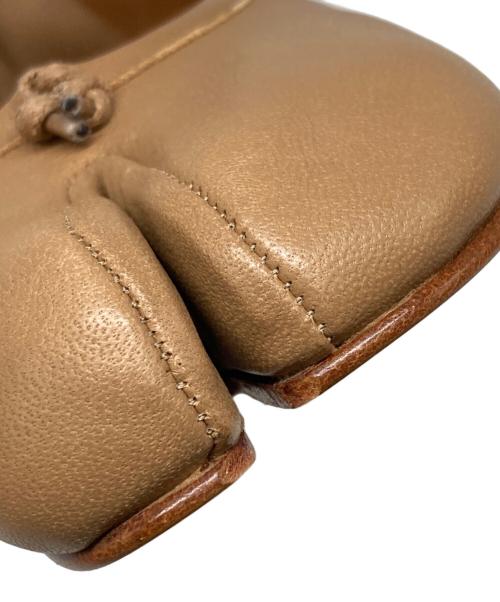 Martin Margiela22（マルタン・マルジェラ22）Martin Margiela22 (マルタン・マルジェラ22) タビフラットバレエシューズ ブラウン サイズ:39の古着・服飾アイテム