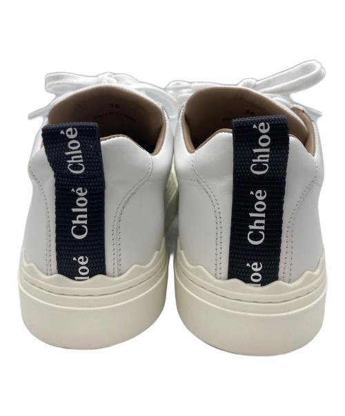 Chloe（クロエ）Chloe (クロエ) ローレンスニーカー ホワイト サイズ:36の古着・服飾アイテム
