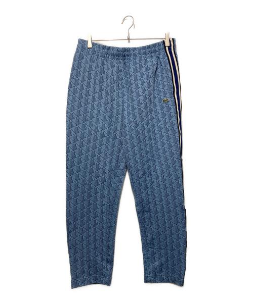 LACOSTE（ラコステ）LACOSTE (ラコステ) モノグラムジャガードトラックパンツ ブルー サイズ:XLの古着・服飾アイテム
