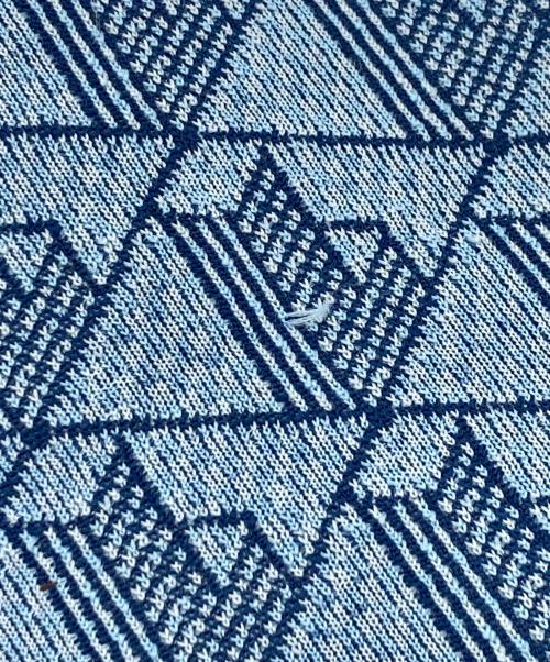 LACOSTE（ラコステ）LACOSTE (ラコステ) モノグラムジャガードトラックパンツ ブルー サイズ:XLの古着・服飾アイテム