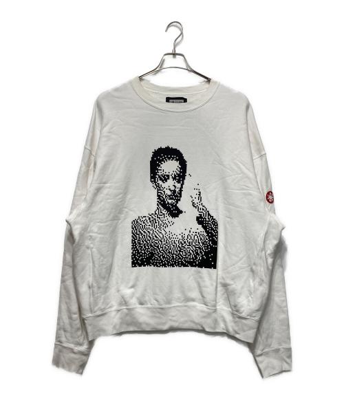 C.E（シーイー）C.E (シーイー) DEGRADATION CREW NECK ホワイト サイズ:XLの古着・服飾アイテム