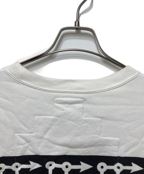 C.E（シーイー）C.E (シーイー) DEGRADATION CREW NECK ホワイト サイズ:XLの古着・服飾アイテム