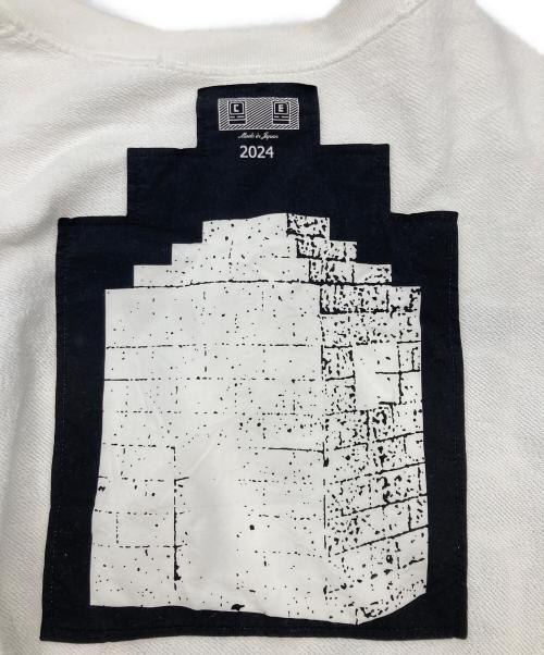 C.E（シーイー）C.E (シーイー) DEGRADATION CREW NECK ホワイト サイズ:XLの古着・服飾アイテム