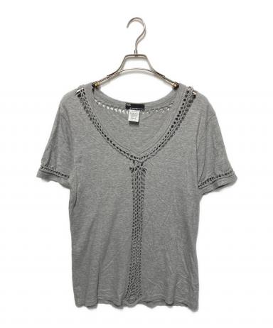 NUMBER(N)INE ナンバーナイン オリジナル 編み込み ロング T3 中古・古着通販】NUMBER (N)INE (ナンバーナイン) 編み込みTシャツ