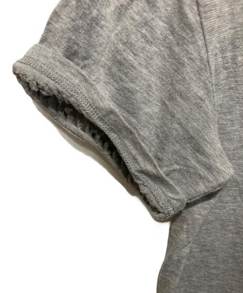 NUMBER (N)INE（ナンバーナイン）NUMBER (N)INE (ナンバーナイン) 編み込みTシャツ グレー サイズ:3の古着・服飾アイテム